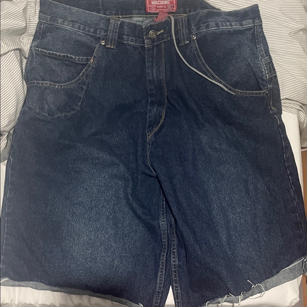 Machine Men's Dark Blue Jean Shorts